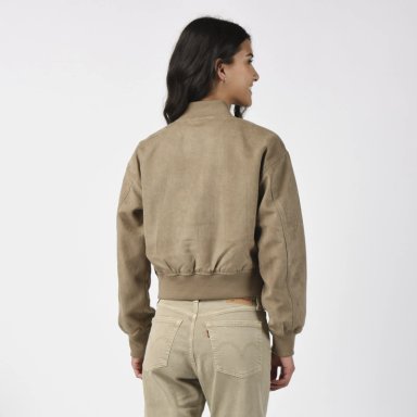 CHAQUETA MUJER CROPPED VARSITY BOMBER CAFE  LEVIS 59544-0733 - 3