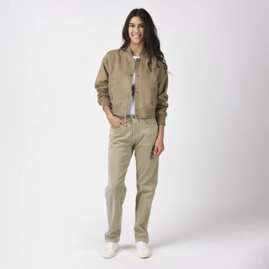 CHAQUETA MUJER CROPPED VARSITY BOMBER CAFE  LEVIS 59544-0733 - 4