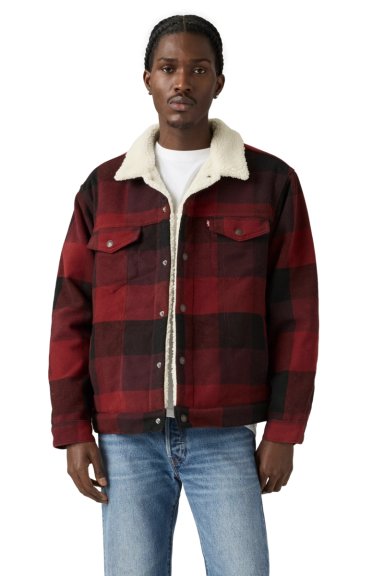 CHAQUETA HOMBRE RELAXED FIT PLAID CAFE  LEVIS A6030-0011 - 1