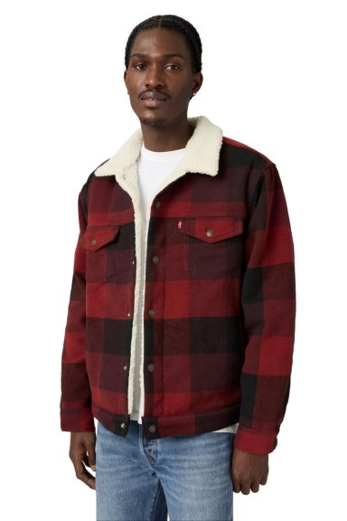 CHAQUETA HOMBRE RELAXED FIT PLAID CAFE  LEVIS A6030-0011 - 3