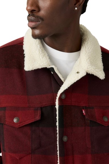 CHAQUETA HOMBRE RELAXED FIT PLAID CAFE  LEVIS A6030-0011 - 4