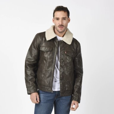 CHAQUETA HOMBRE SHERPA COLLAR CAFE  LEVIS 59491-0564 - 1