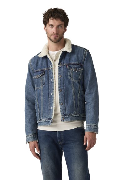 CHAQUETA HOMBRE TYPE 3 SHERPA TRUCKER AZUL LEVIS 16365-0292 - 1