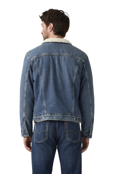 CHAQUETA HOMBRE TYPE 3 SHERPA TRUCKER AZUL LEVIS 16365-0292 - 2