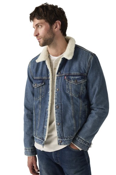 CHAQUETA HOMBRE TYPE 3 SHERPA TRUCKER AZUL LEVIS 16365-0292 - 3