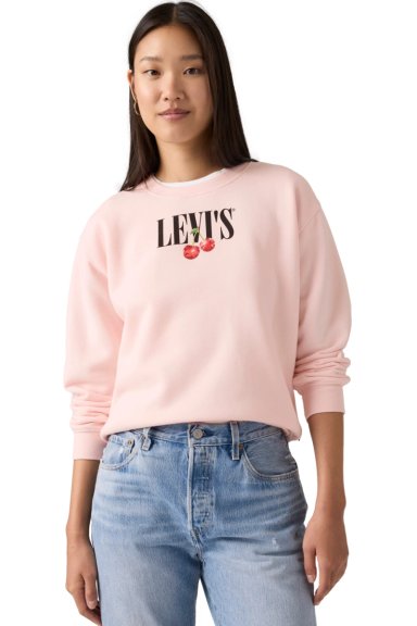 POLERON MUJER GR EVERYDAY CREW ROSADO LEVIS A8800-0084 - 3