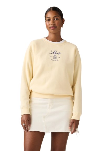POLERON MUJER GR EVERYDAY CREW BEIGE LEVIS A8800-0088 - 1