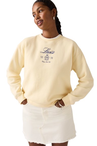 POLERON MUJER GR EVERYDAY CREW BEIGE LEVIS A8800-0088 - 3