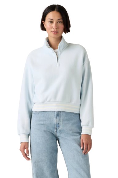 POLERON MUJER EVERYDAY QUARTER ZIP CELESTE LEVIS 005IJ-0003 - 1