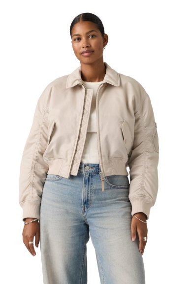 CHAQUETA MUJER BOWIE CROP BOMBER GRIS LEVIS 005AQ-0002 - 1