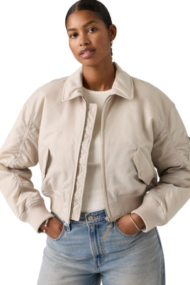 CHAQUETA MUJER BOWIE CROP BOMBER GRIS LEVIS 005AQ-0002 - 3