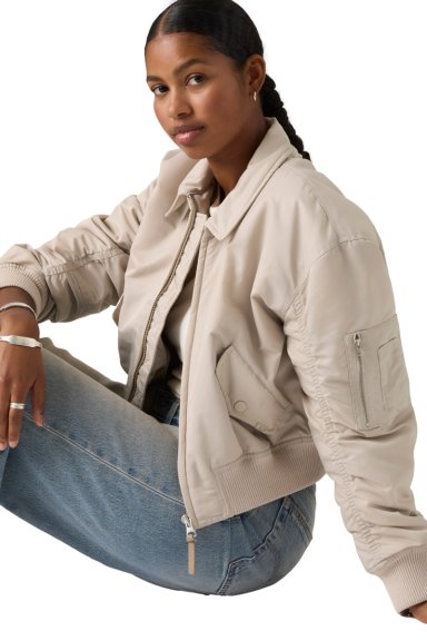 CHAQUETA MUJER BOWIE CROP BOMBER GRIS LEVIS 005AQ-0002 - 4