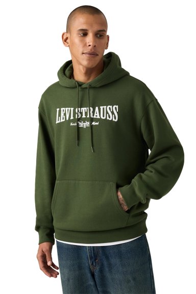 POLERON HOMBRE RELAXED GRAPHIC PO VERDE LEVIS 38479-0460 - 3