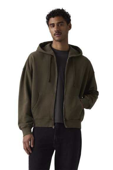 POLERON HOMBRE HAYES CROPPED FULL ZIP CAFE  LEVIS 005PJ-0006 - 1