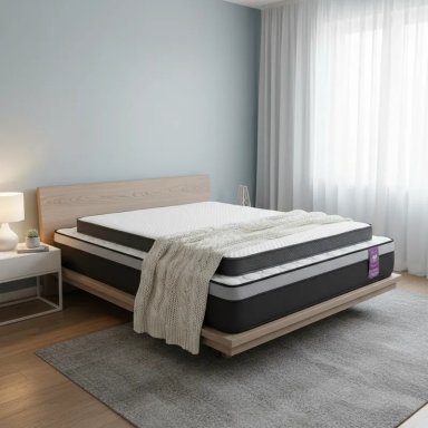 COLCHÓN FLOBAL 2 PLAZAS TOPPER WHITE 150 X 190 X 7 CM - 3