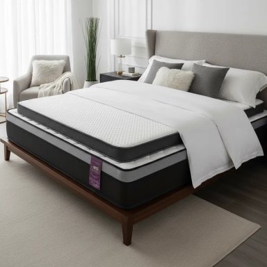 COLCHÓN FLOBAL 2 PLAZAS TOPPER WHITE 150 X 190 X 7 CM - 4