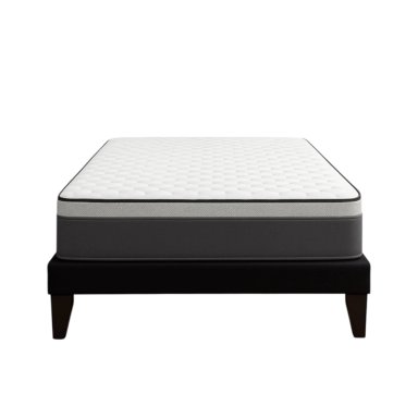 CAMA EUROPEA 2 PLAZAS BASE DIVIDIDA NEGRO + COLCHON 150X190 CM - 1