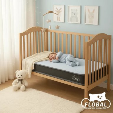 COLCHON BEBE FLOBAL 60X120X13CM - 2