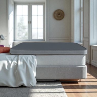 TOPPER BLACK 2 PLAZAS 150X200X7CM - 3