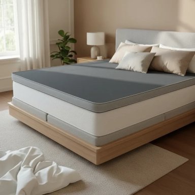 TOPPER BLACK 2 PLAZAS 150X200X7CM - 4
