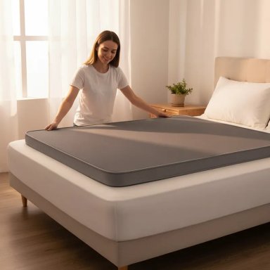TOPPER BLACK 2 PLAZAS 150X200X7CM - 5