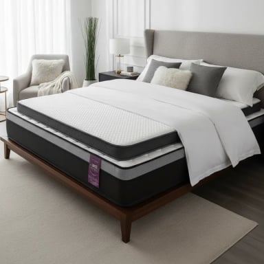 TOPPER WHITE 2 PLAZAS 150X200X7CM - 4