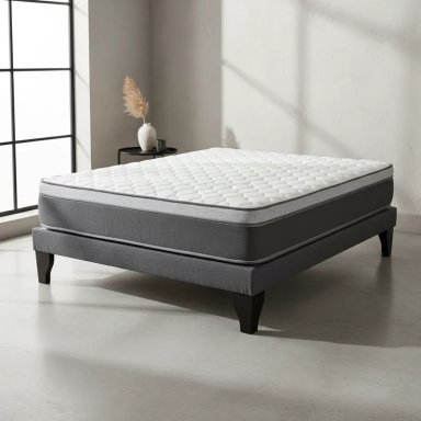 CAMA EUROPEA 2 PLAZAS BASE DIVIDIDA MARENGO + COLCHON 150X190 CM - 1