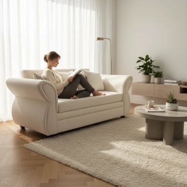 SOFA 3 CUERPOS GRECIA - TELA REPELENTE A LIQUIDOS - 2