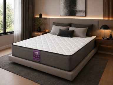 COLCHON 2 PLAZAS SIMPLE RESORTE 150X190X28CM - 1