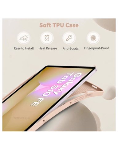 FUNDA SMART COVER PARA TABLET SAMSUNG GALAXY S9 FE 10.9' ROSADO - 2