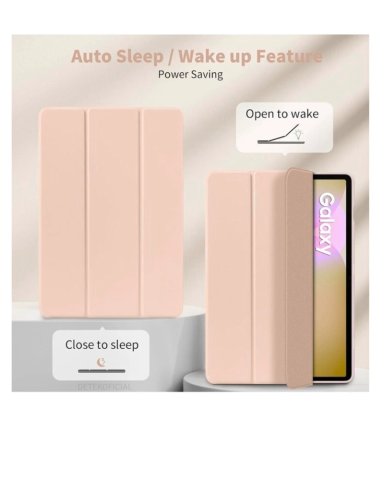 FUNDA SMART COVER PARA TABLET SAMSUNG GALAXY S9 FE 10.9' ROSADO - 5