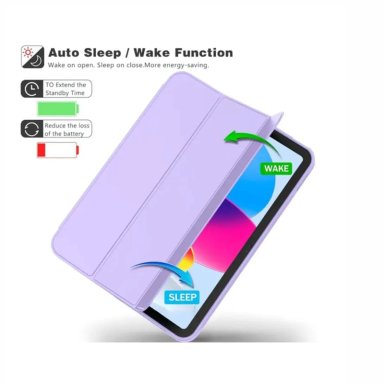 FUNDA SMART COVER PARA IPAD 11TH GENERACIÓN A16 2025 - LILA - 4