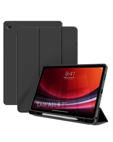FUNDA SMART COVER PARA TABLET SAMSUNG GALAXY TAB A11 8.7' - Negro - 1