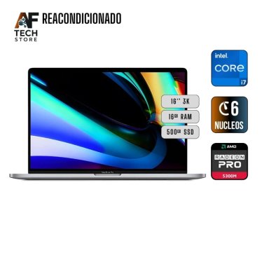 MACBOOK PRO 16″ 2019 I7-9750H RADEON 5300M 16GB/500GB REACONDICIONADO PROFESIONAL - 1