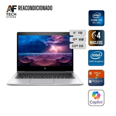 NOTEBOOK HP 440 G5 I7 8TH 16GB 512GB - WIN11+OFFICE - REACONDICIONADO PROFESIONAL - 1