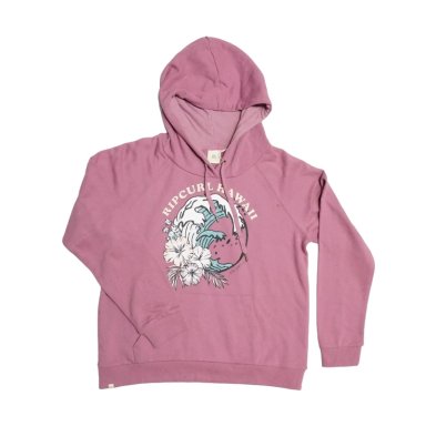 POLERON RIPCURL CANGURO MUJER ROSADO - 1