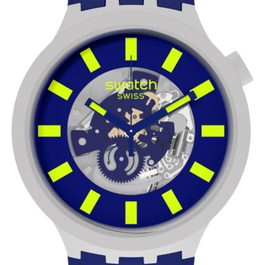 RELOJ DE PULSERA SWATCH SB03M103 BIOCERAMIC LIMY SKELETON UNISEX - 1