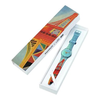 RELOJ DE PULSERA SWATCH GZ357 UNISEX POMPIDOU EIFFEL - 4
