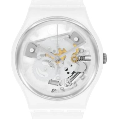RELOJ DE PULSERA SWATCH SO31W102 SPOT TINE WHITE - 1