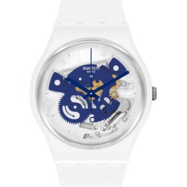 RELOJ DE PULSERA SWATCH SO31W103 TIME TO BLUE SMALL - 1
