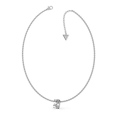 COLLAR GUESS QUEEN OF HEART ACERO INOXIDABLE UBN79009 PLATEADO - 1