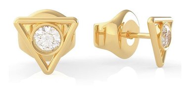 PENDIENTES DE ARO GUESS QUEEN OF HEART BOLETA TALLA ÚNICA ACERO - 1