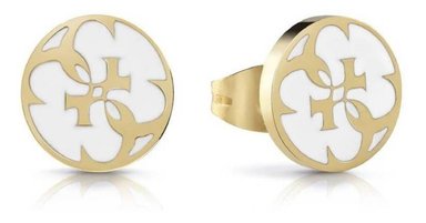 PENDIENTES DE ARO GUESS SUMMER LOVE BOLETA TALLA ÚNICA ACERO - 1