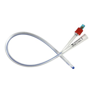 SONDA FOLEY 2 VIAS 18 FR 100% SILICONA CON BALON X 10 UN - 1