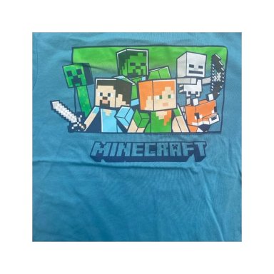 POLERA MINECRAFT CHARACTERS VERDE NIÑO - 2