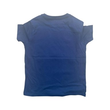 POLERA MINECRAFT CUADROS PERSONAJES AZUL NIÑO - 4