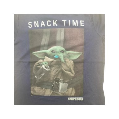 POLERA BABY YODA SNACK TIME AZUL NIÑO - 2