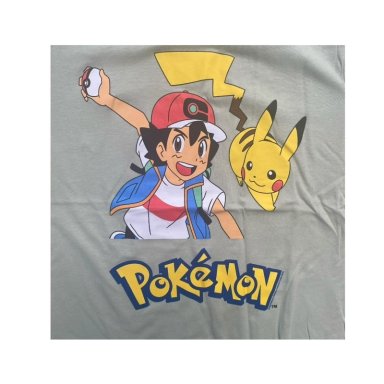 POLERA POKEMON ASH Y PIKACHU NIÑO - 2