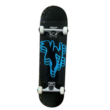 SKATE PATINETA GANGSTA 3 CATS 8.0 COMPLETO ARMADO - 1