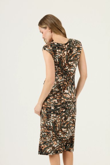 VESTIDO ESTAMPADO VERDE COD 4005685 - 5